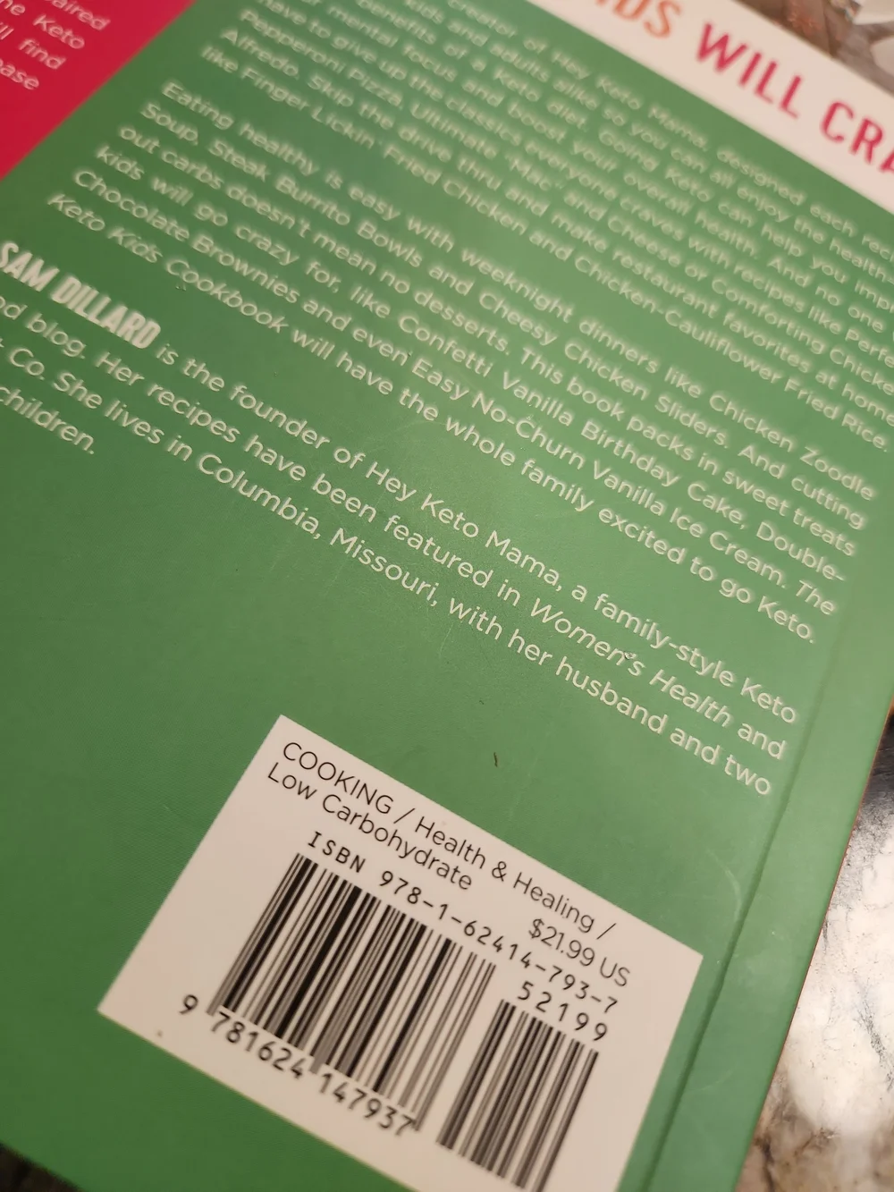 Keto Kids Cookbook - By Sam Dillard